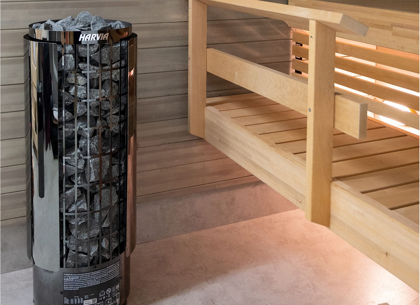 Protection pour poêle à bois sauna Harvia M3 - Bati Sauna