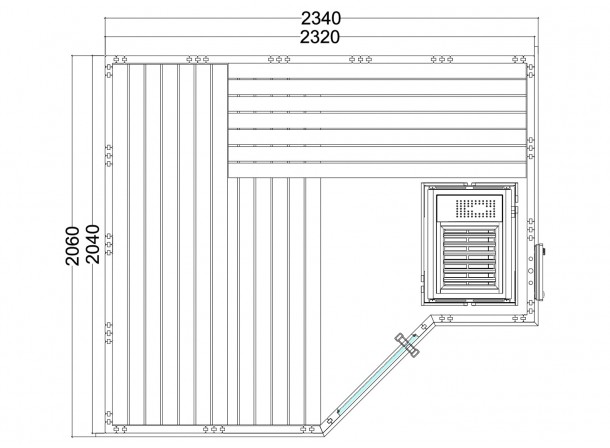 Cabine de sauna Harvia... 2