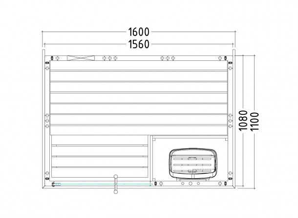 Cabine de sauna Harvia... 2