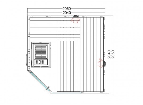 Cabine de sauna Harvia... 2