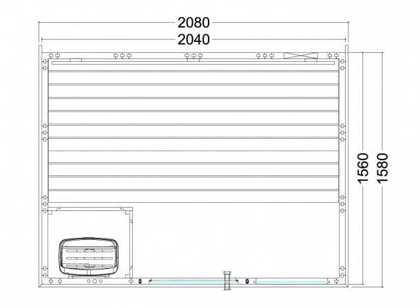Cabine de sauna Harvia... 2