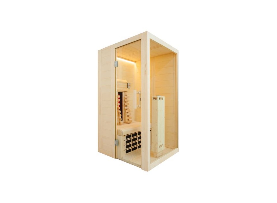 Cabine de Sauna infrarouge Harvia Solid Wood Minimy Basic