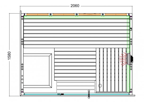 Cabine de Sauna Harvia... 2