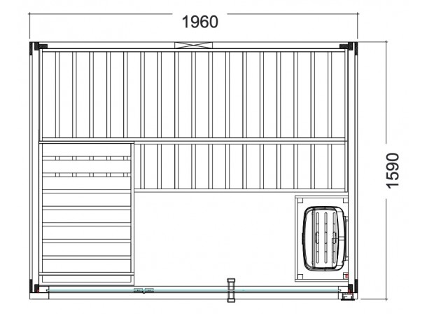 Cabine de Sauna Harvia... 2
