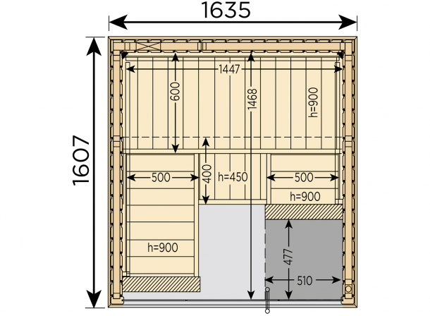 Cabine de Sauna Harvia... 2