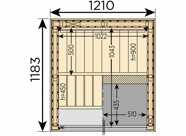 Cabine de Sauna Harvia... 2