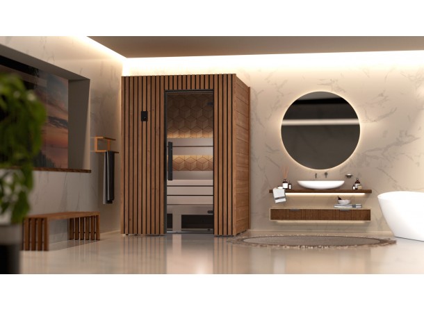 Cabine de sauna Como 2-150