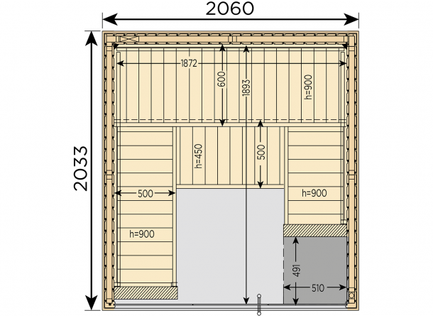 Cabine de Sauna Harvia... 2