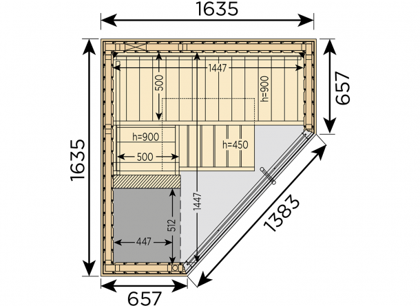 Cabine de Sauna Harvia... 2