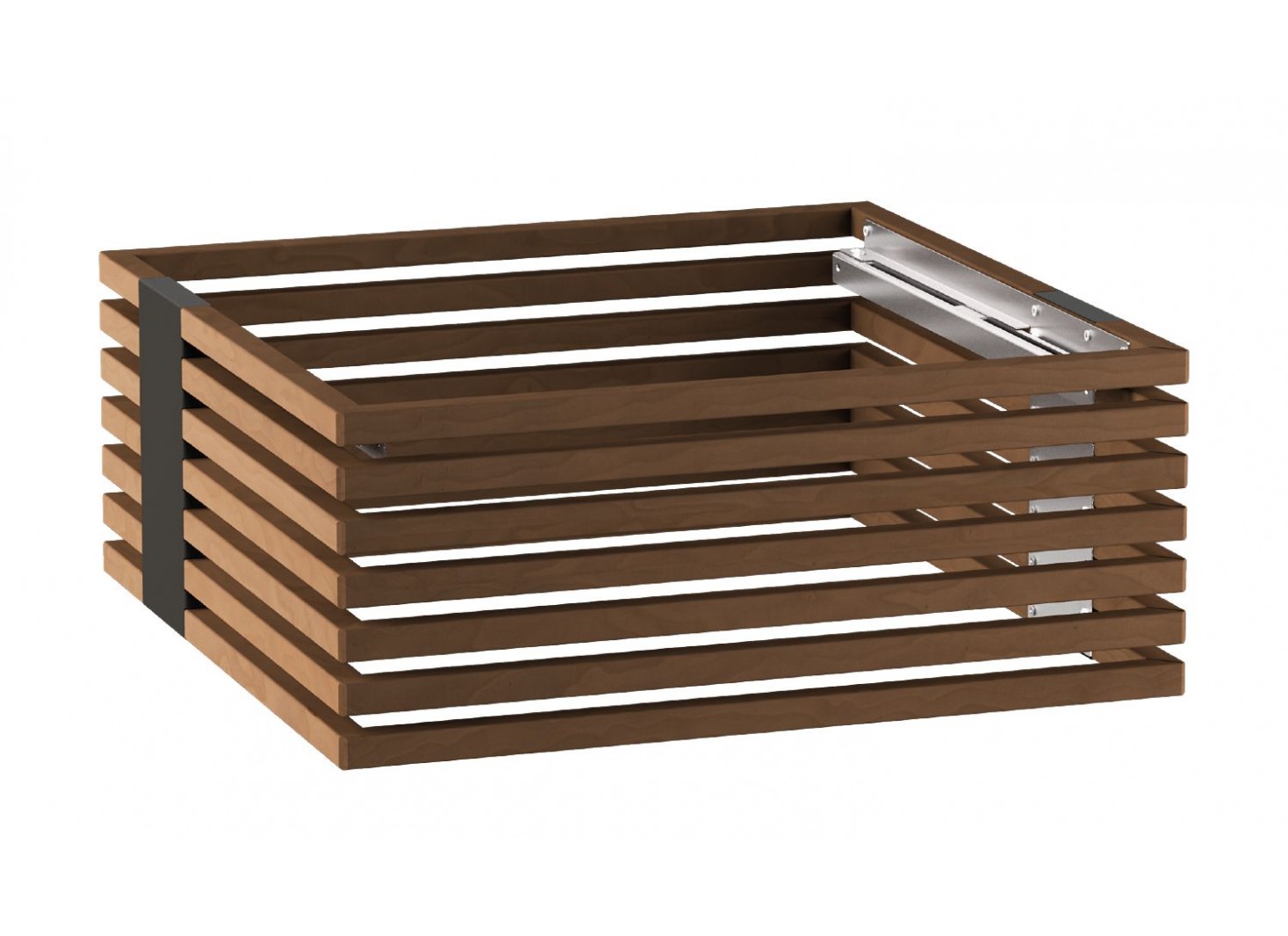 Garde-corps de sécurité en noyer pour...