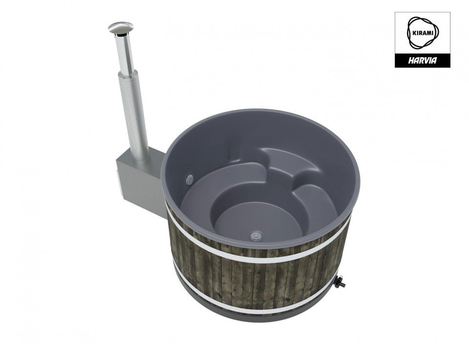 Bain nordique Original Hazy M - Teinte charbon - intérieur gris