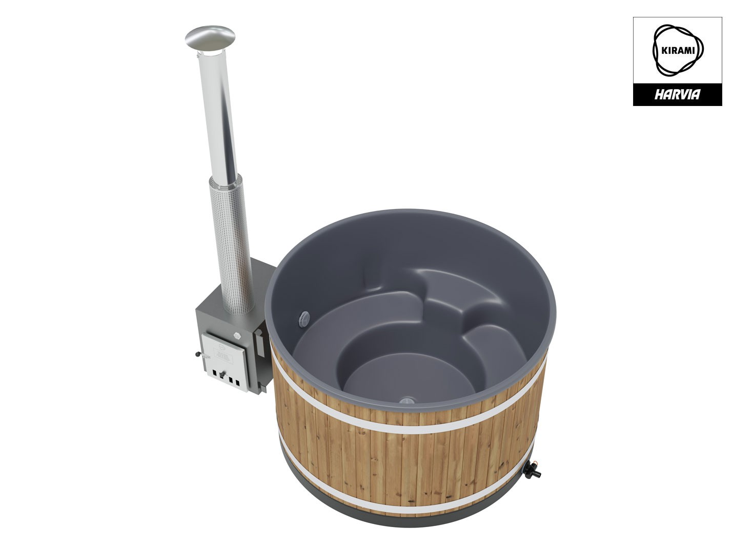 Bain nordique Comfort Steady M - Thermowood - Gris - Macu (29