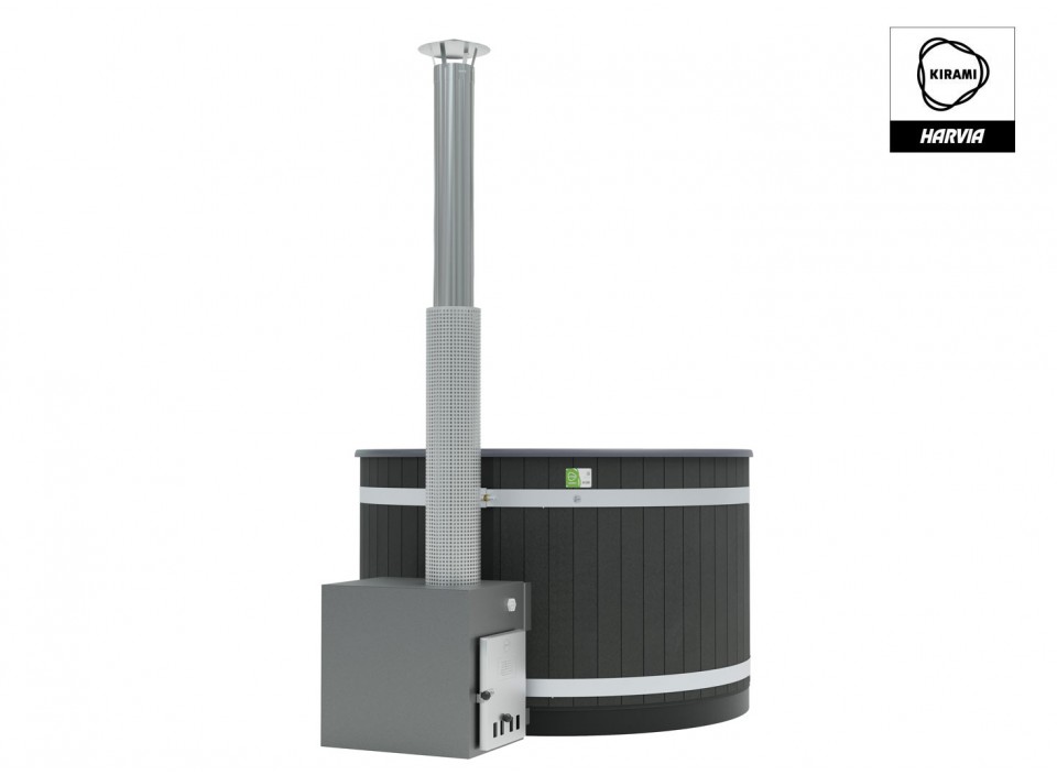 Bain nordique Comfort Steady M - EcoPlank nuit-noire - Coque