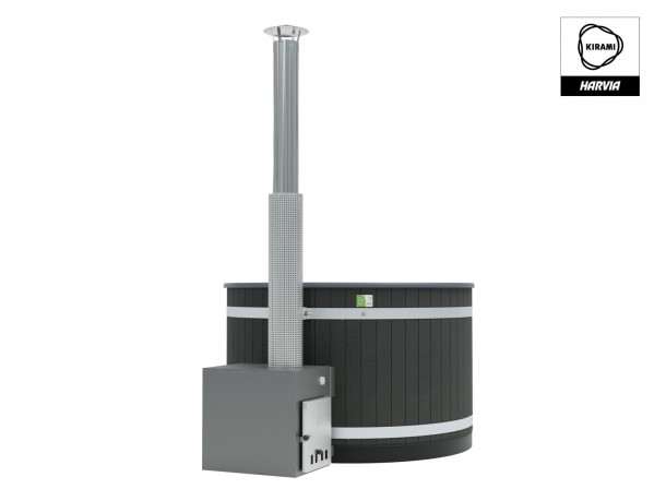 Bain nordique Comfort Steady M - EcoPlank nuit-noire - Coque 2