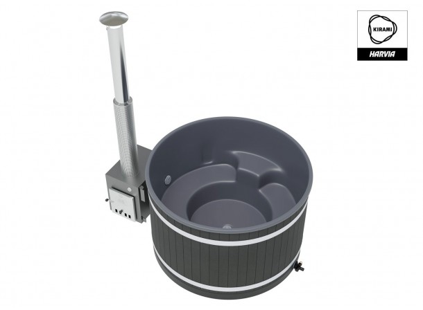 Bain nordique Comfort Steady M - EcoPlank nuit-noire - Coque