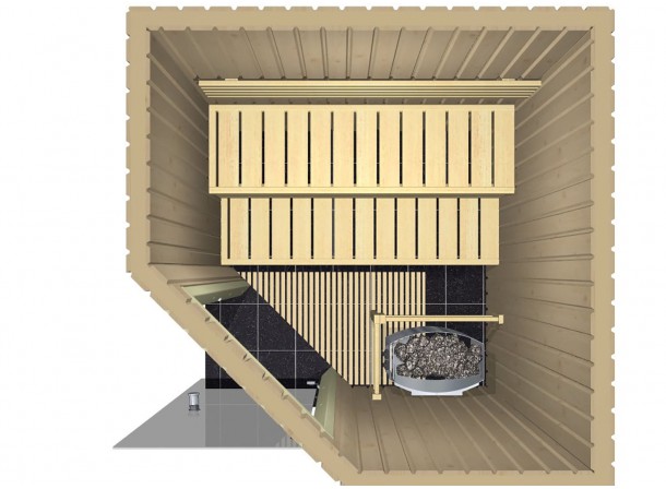 Cabine de Sauna Harvia...