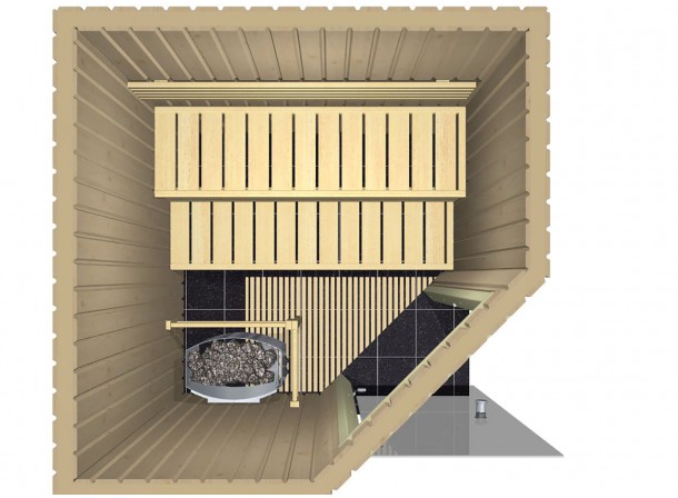 Cabine de Sauna Harvia...