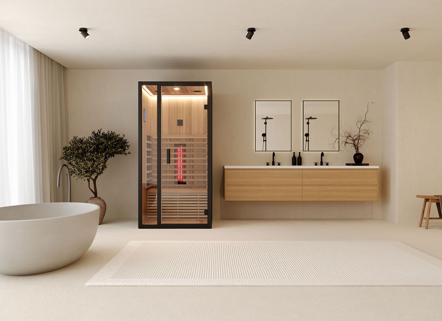 Cabine de Sauna infrarouge Harvia...