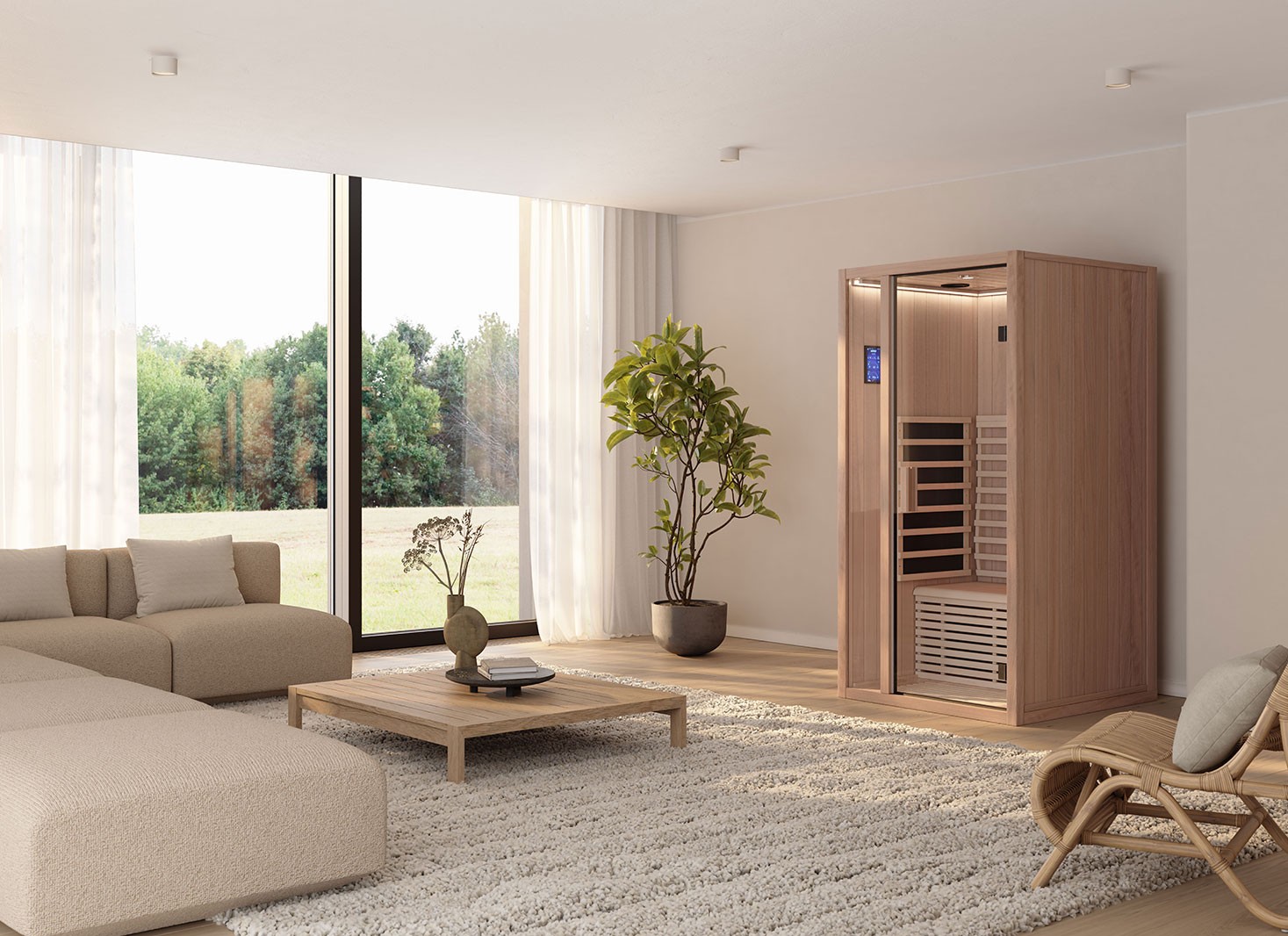 Cabine de Sauna infrarouge Harvia...