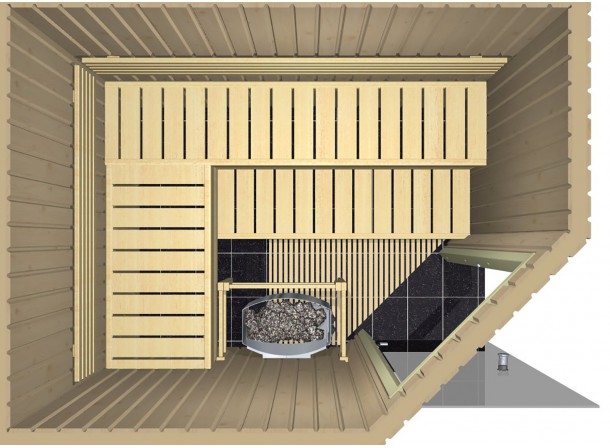 Cabine de Sauna Harvia...