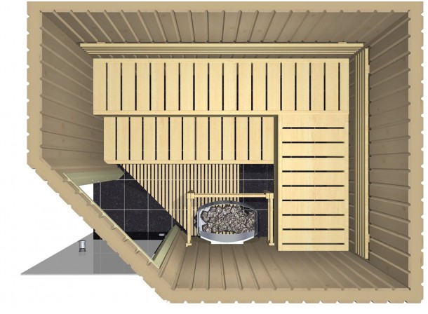 Cabine de Sauna Harvia...