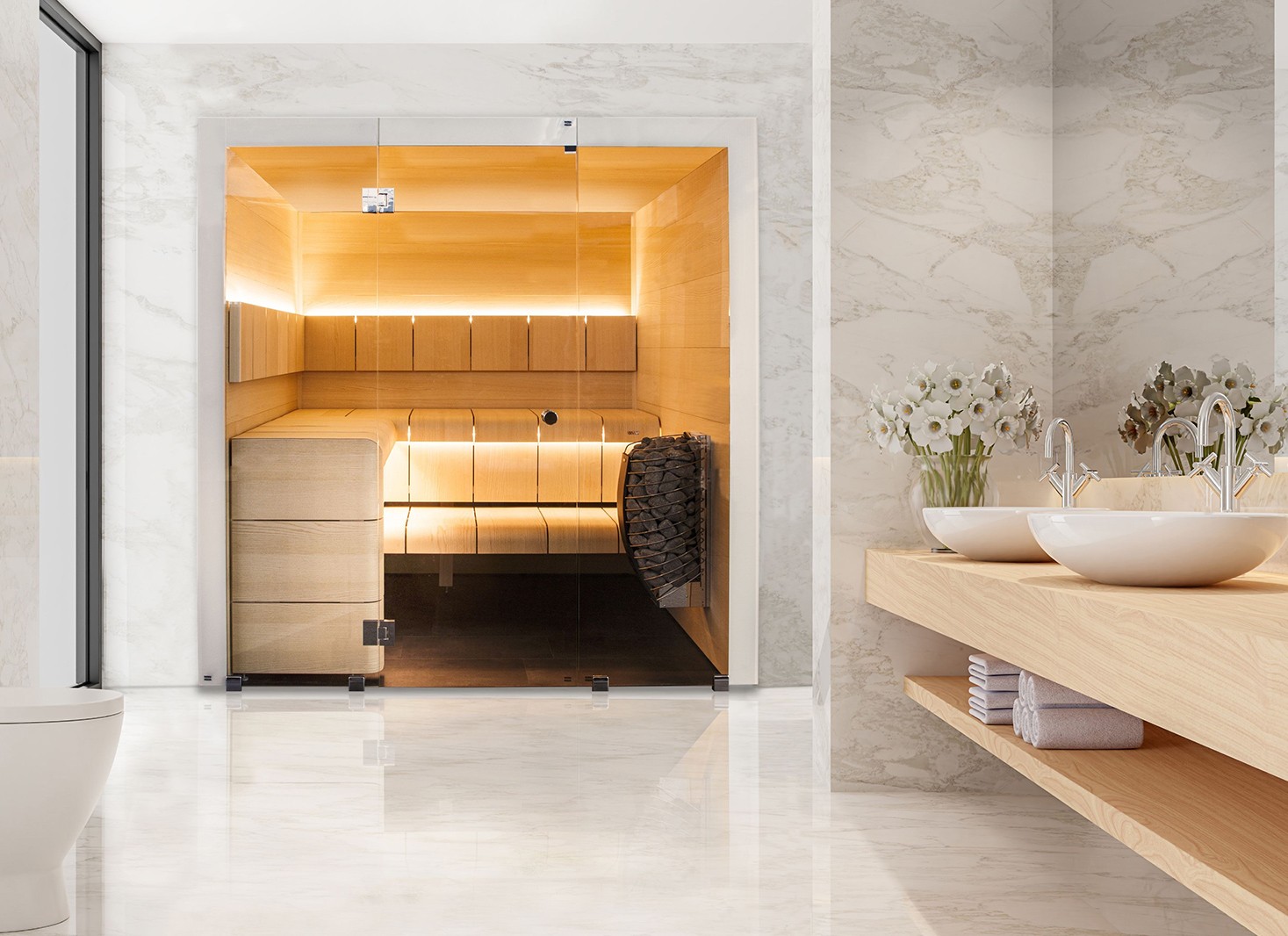 Cabine de Sauna Harvia Ventura MEDIUM