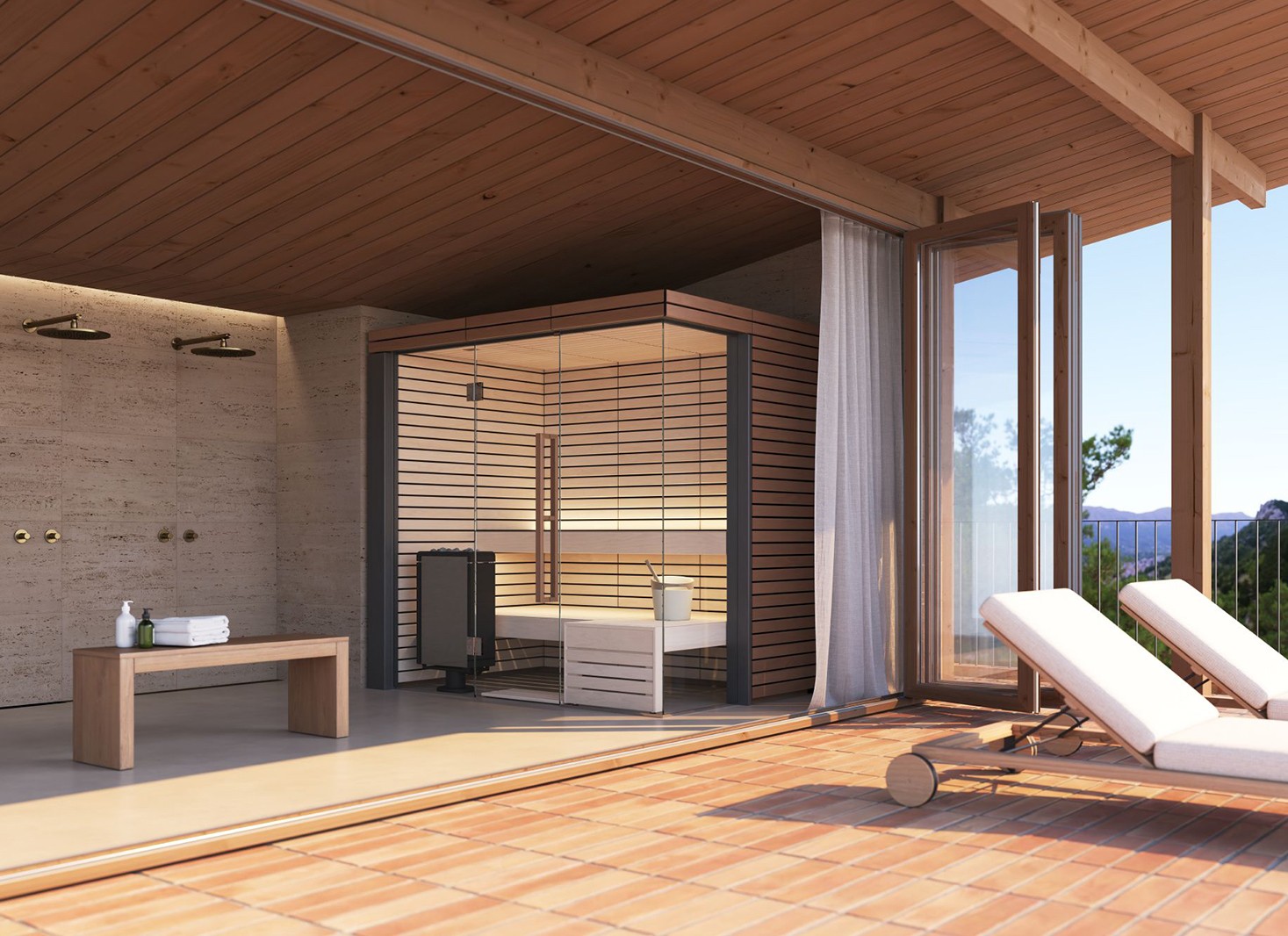 Cabine de Sauna Harvia Lindea Small