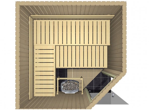 Cabine de Sauna Harvia...