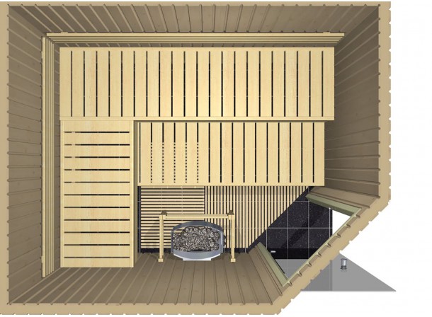 Cabine de Sauna Harvia...