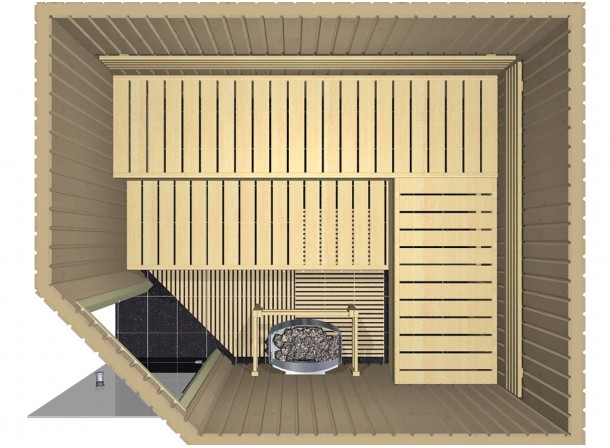 Cabine de Sauna Harvia...